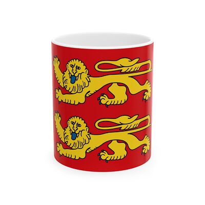 Flag of Normandy France 2 - White Coffee Mug