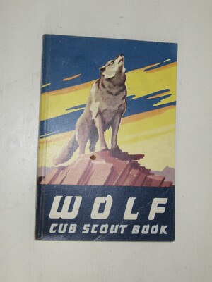 Vintage 1954 Copyright Wolf Cub Scout Book Paperback 188 pg