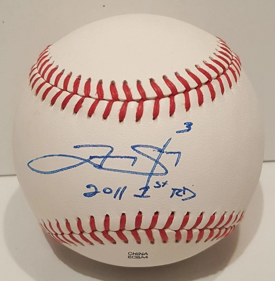 Trevor Story Signed Ins.Rawlings Official Cali-League bb PSA/DNA Rookie Ball COA - Image 2 of 4