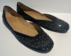 New VALENTINO Satin/Silk Jeweled Leather Shoes Ballet Flats Loafers Slippers Bag — photo 2