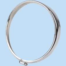 CORNICE GHIERA FARO TONDO FANALE CROMATA PER VESPA 50 L R N 1966 7340-C