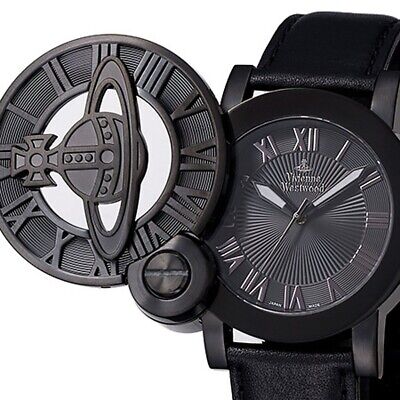 Vivienne Westwood Watch CAGEⅡLeather Black Japan made Vivienne Westwood Watch CAGEⅡLeather Black Japan made