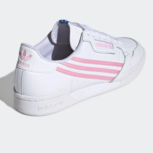Adidas Originals Continental 80 Zapatillas Piel Dekon Rayas Deporte Blanco Rosa - Imagen 3 de 6
