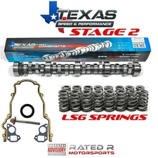 Texas Speed GM LS Truck Stage 2 Cam Kit LS6 Springs LS Gaskets 4.8L 5.3L 6.0 6.2