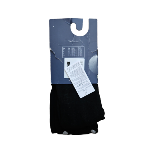 Gap Kids Girls Black And Silver Polka Dot Tights Size Large 7-10 yrs 1 Pair - Picture 2 of 2