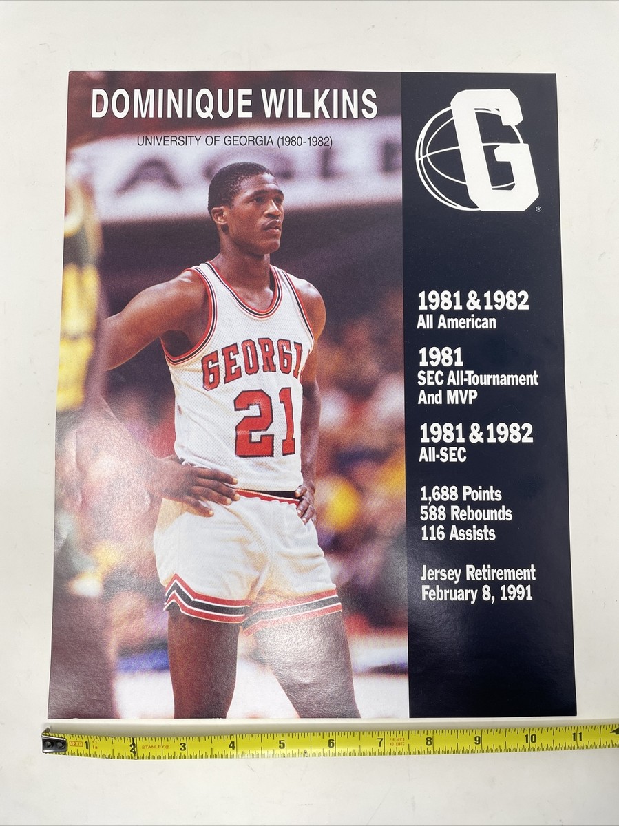McFarlane NBA Hardwood Classics Dominique Wilkins Atlanta Hawks VARIANT  White, image size:899x1200