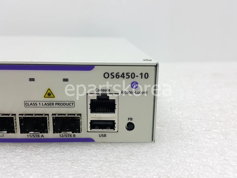 Alcatel Lucent Switch Omniswitch OS6450-10 OS645010 10/100/1000 8ports - Image 3 of 4