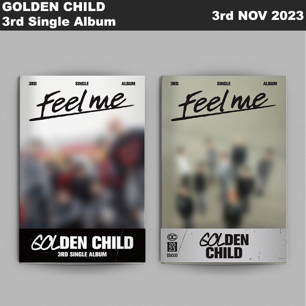 GOLDEN CHILD Feel me 3rd Single Album 2SET CD+Photobook+Photocard+