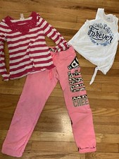 Girls Justice Size 8 Clothing .. Cheerleading Sweats And Tops