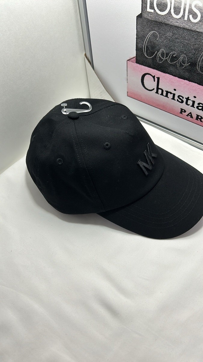 MICHAEL KORS Baseball Hat MK Logo Baseball Cap Black  display picture 2
