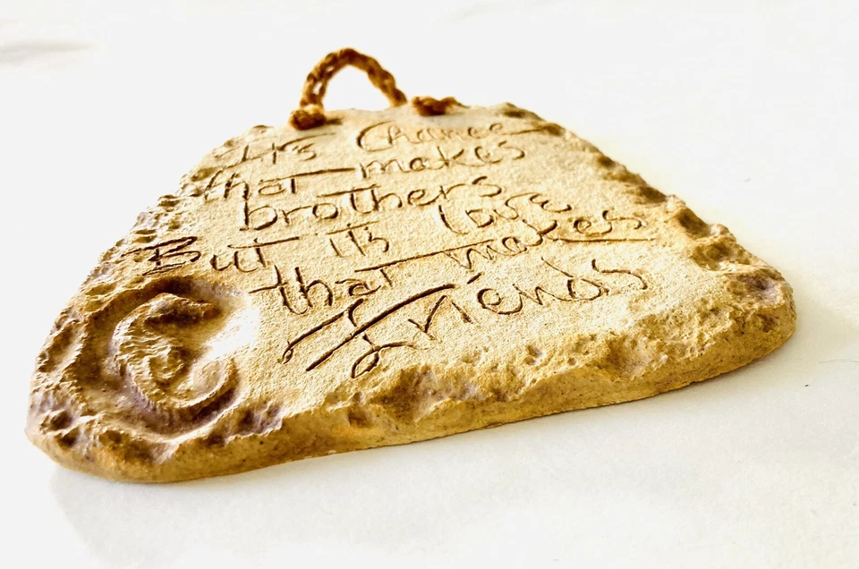 Placa Celta Irlandesa 6" Hecho a Mano Regalo Hermanos Amigos Amor Caballito de Mar Playa Arte IR Foto 3 de 4