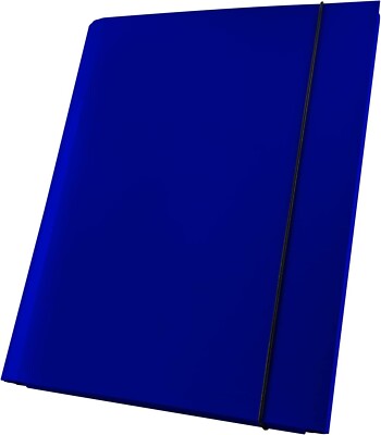 Sammelmappe A4 Pappe 40mm dunkelblau Dokumentenmappe Klappordner mit Gummizug