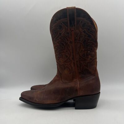 Cody James Mad Cat BBM-408 Men's Brown Mid Calf Square Toe Western Boots Size 10