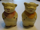 Shawney Pig Salt and Pepper Shakers, 3" tall — photo 1
