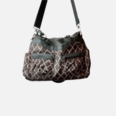 J.J. Cole Diaper Bag Gray Green