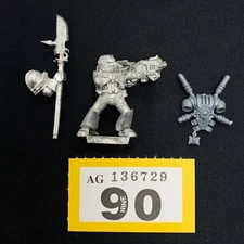 GREY KNIGHTS METAL POWER ARMOUR FORCE HALBERD WARHAMMER 40,000 40K OOP KNIGHT