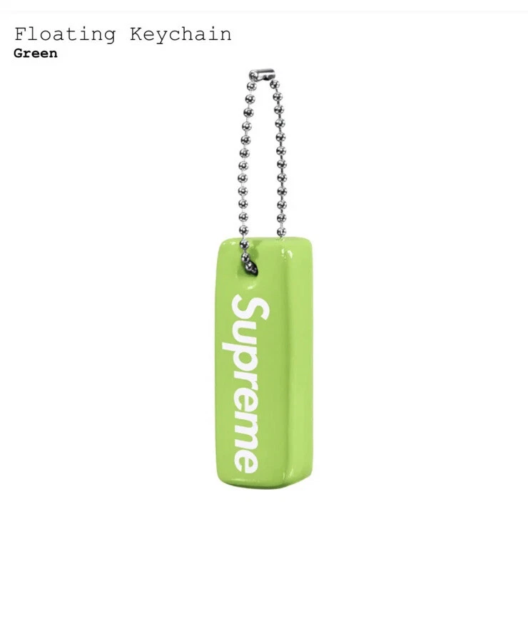 Porte clés flottant Supreme vert   neuf avec étiquettes