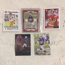 Michael Pittman Jr. AUTO Card Colts Panini Red Legacy 22/25 + 4 Rookie Cards BIN