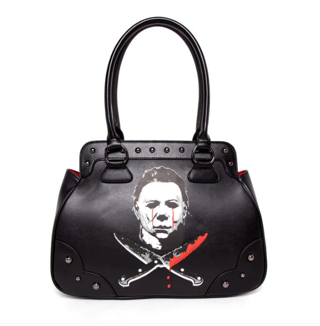 Rock Rebel Michael Myers Halloween Knives Black Magnetic Closure