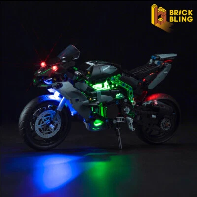 BrickBling LED Licht Kit für LEGO Kawasaki Ninja H2R Motorcycle 42170