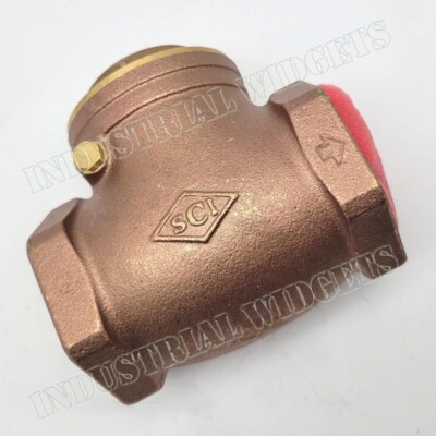 Smith Cooper 2'' Brass Swing Check Valve  - FIP X FIP Fitting 200 PSI WOG