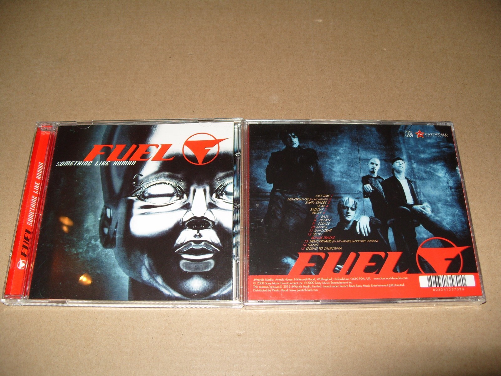 Fuel  Something Like Human (2012) cd New & Sealed (L.S)