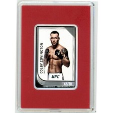 Colby Covington 2024 $2 UFC Mint Trading Silver Coin Niue NZ Mint COA #42/50