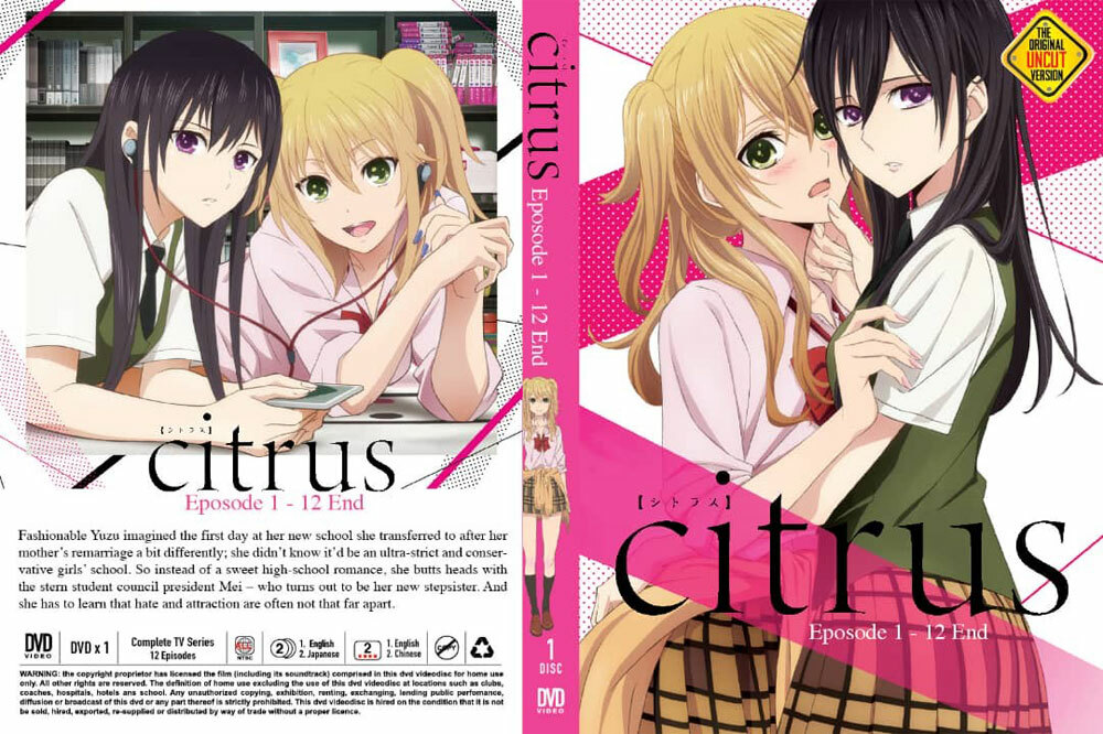 DVD ANIME ~UNCUT VERSION~ CITRUS COMPLETE TV SERIES VOL.1-12 END