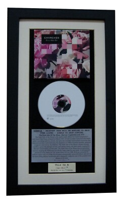 CHVRCHES Every Open Eye CLASSIC CD Album TOP QUALITY FRAMED+EXPRESS GLOBAL SHIP