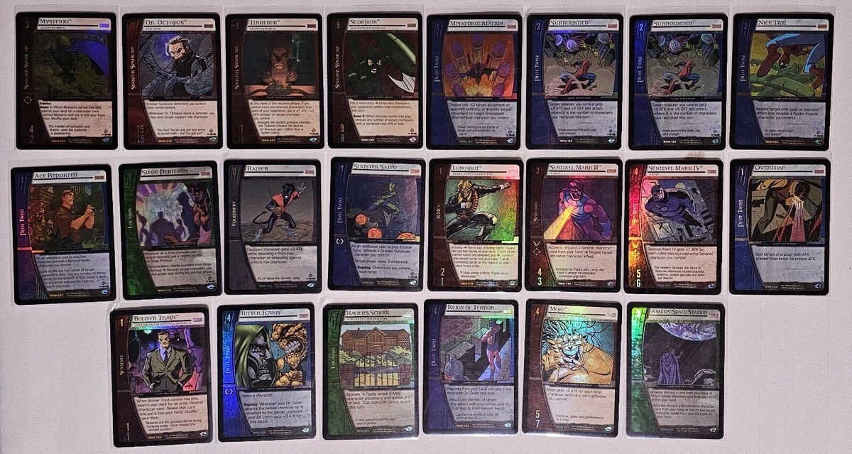 vs system rare cards Vs. System Marvel Trading Card Games for sale