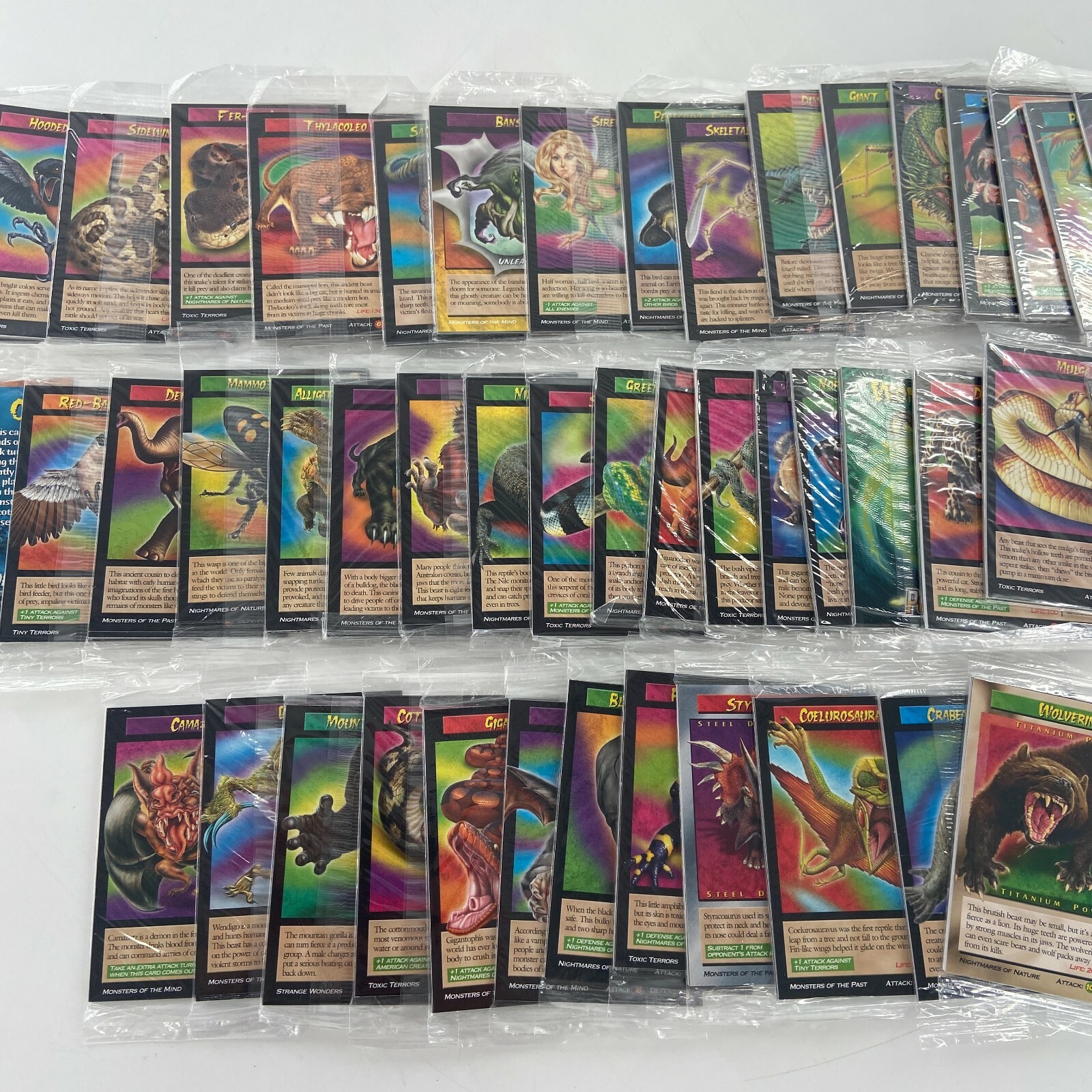 NEW Weird n Wild Creatures Trading Card Packs Lot of 10 Random Packs SEALED  | eBay