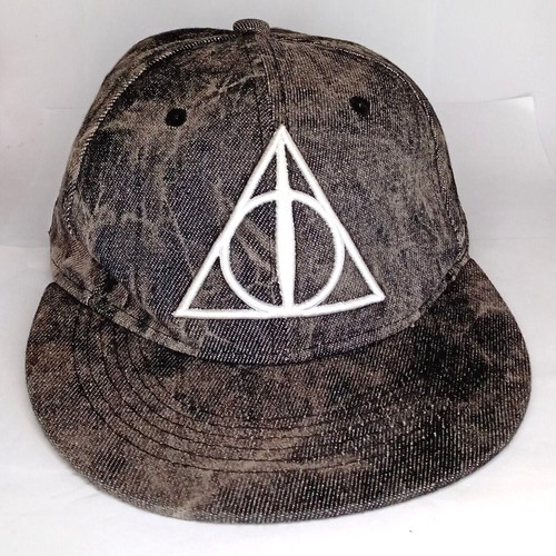 Harry Potter Deathly Hallows Black Cap Collectable Merch hat