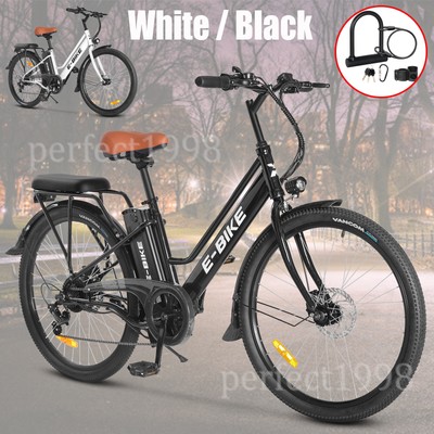 E-Bike 26'' Electric Bike for Adults 500W Motor City Bicycle-Commuter Ebike ebike