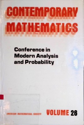 Conference in Modern Analysis and Probability Contemporary Mathematics Series, v