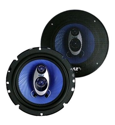 PYLE PL63BL 6.5'' 360 WATTS 3-WAY CAR AUDIO COAXIAL SPEAKERS PAIR - BLUE
