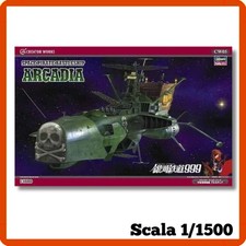 Modellismo statico kit 1/1500 hasegawa arcadia capitan harlock 64505 modellino