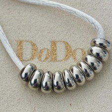 Dodo Pomellato 13 Rondelle Bold Tenaka Argento Originali Unisex Bracciale Collan