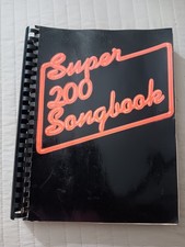 SUPER 200 SONGBOOK 1981 VINTAGE MUSIC LYRICS,...