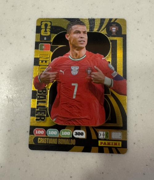 Panini FIFA Adrenalyn XL Golden Baller Cristiano Ronaldo #8 