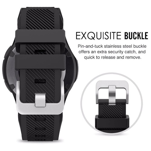Watch Strap For Samsung Smart Watch 3/4/5/6/7 FE Silicone Fitness Wrist Band - 第 3/21 張圖片