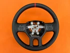 11-18 Dodge Ram 1500 2500 3500 Steering Wheel NEW NAPPA LEATHER RED stripe