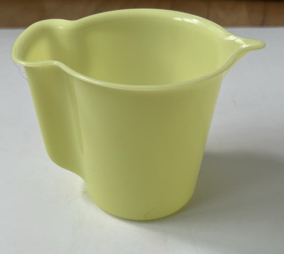 Vintage Yellow Tupperware Creamer, NO LID