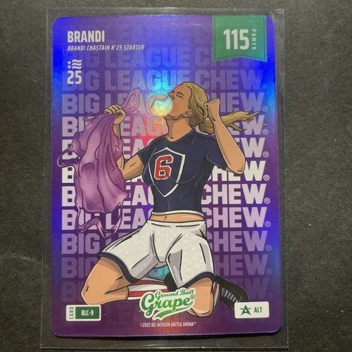 Brandi Bo Jackson Battle Arena 2025 NSCC Promo BLC-9 Ground Ball Grape Chastain’
