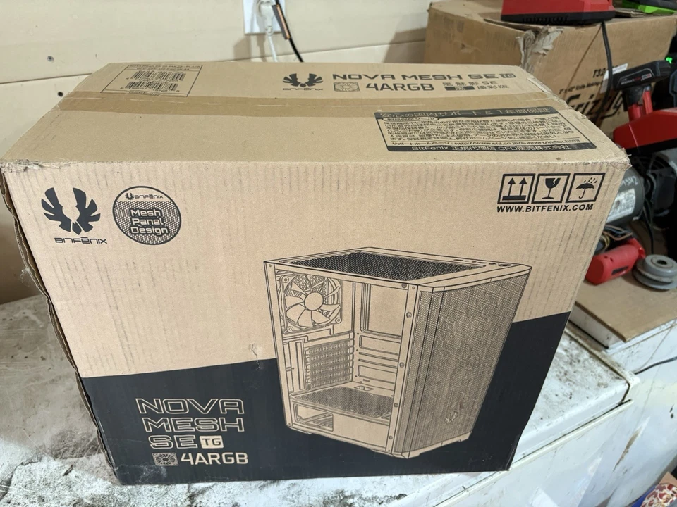  Br and New Bit Fenix Nova Mesh SE TG 4ARGB Black ATX Mid Tower PC Case - Image 2 of 4