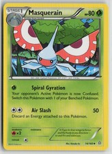 Masquerain 14/160 Uncommon Primal Clash Pokemon Lightly Played