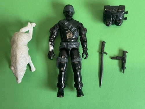 1985 Vintage Hasbro GiJoe Commando Snake Eyes Action Figure Mint Complete