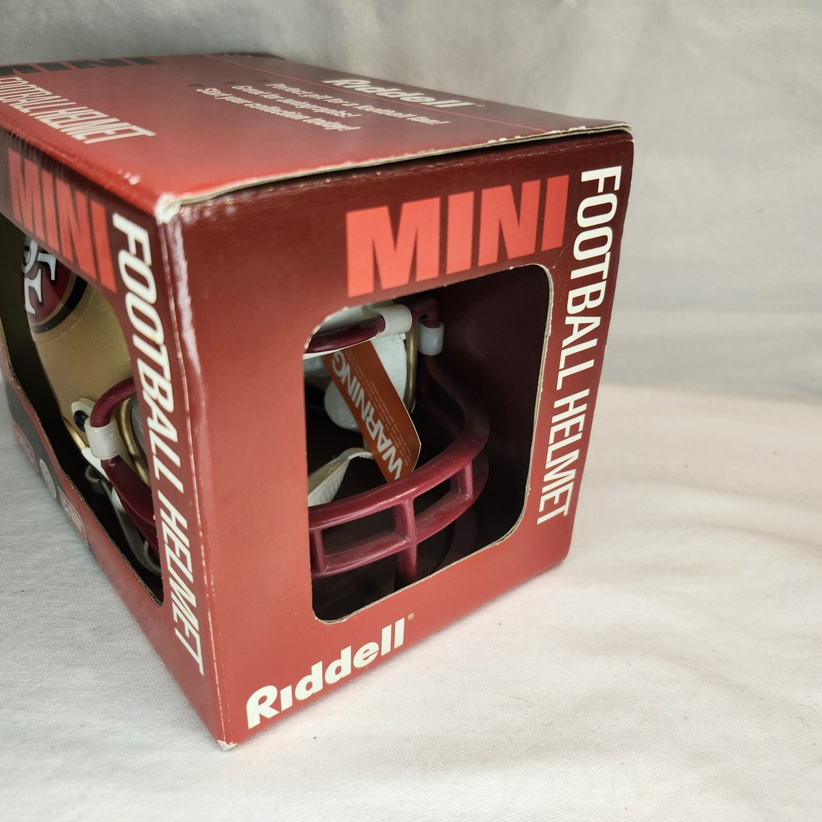 NEW Vintage 90s San Francisco 49ers Riddell Mini Football Helmet
