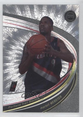 2005-06 Topps First Row Charity Stripe Silver 15/99 Martell Webster #CS38 0f8