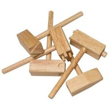 Pacon PAC3747 6.5 x 3 in. Creativity Street Wood Hammer Set