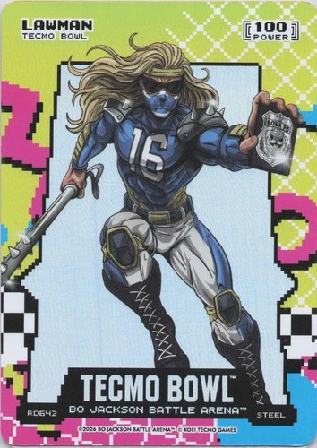2026 Bo Jackson Battle Arena Tecmo Bowl Lawman 8-BIT Rad Trevor Lawrence STEEL